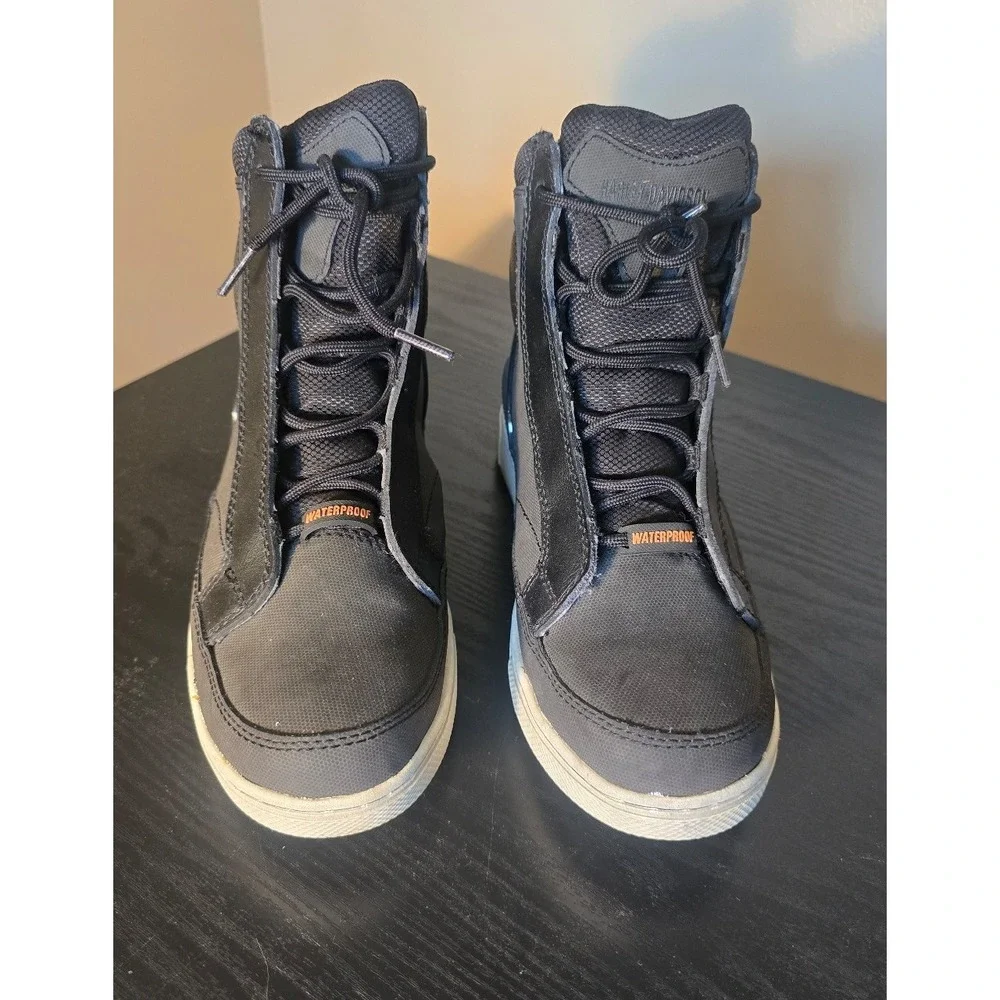 Harley Davidson women's Vardon black waterproof riding sneakers